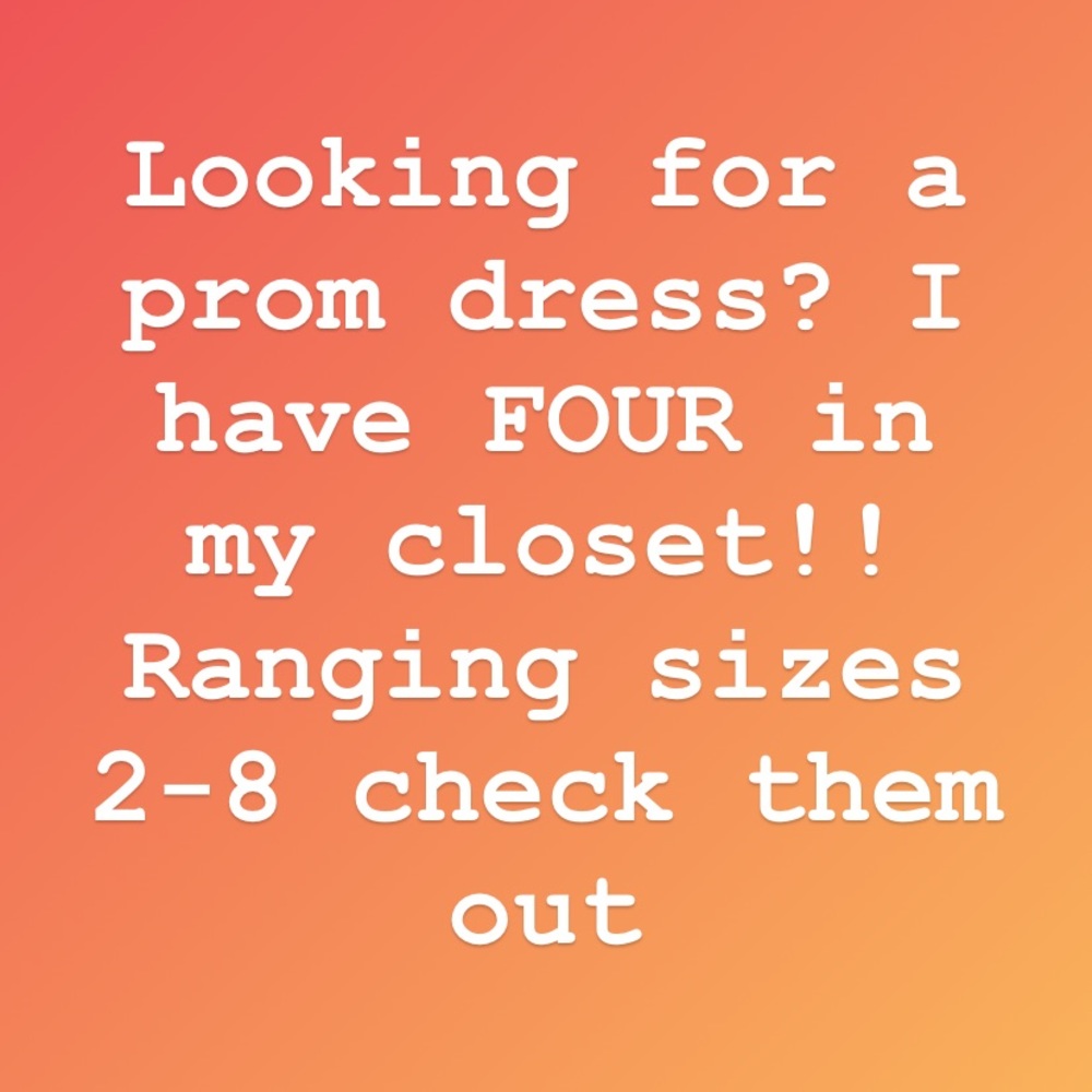 PROM DRESSES (check out my closet)